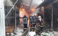 Fire in the market in Chernivtsi: three people were injured