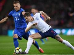 England and Italy played in a draw