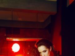 Appetizing Natalka Karpa in the top twisted her buttocks in a new lyric-video