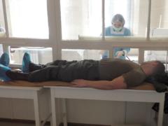Славянские гвардейцы сдали кровь для медицинских учреждений Донбасса