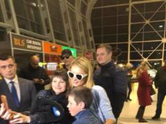 American secular lioness Paris Hilton flew to Lviv