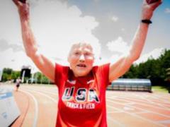 102-year-old athlete  Hurricane  set two world records