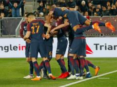 PSG - winner of the French League Cup 2017/2018