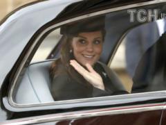 Kate Middleton visited the Easter service in the last weeks of pregnancy