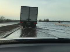  You can not do without scuba gear . The route of Kiev - Kharkov places in places under water