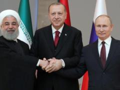 Россию, Турцию и Иран объединила Сирия