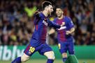 Messi received the award for 100 goals in the Champions League