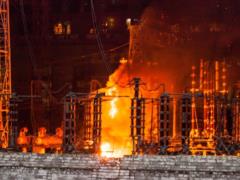 Night fire in the Dnieper: Police and rescuers worked clearly