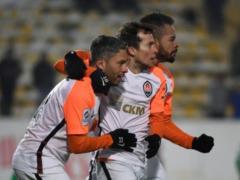  Shakhtar  confidently beat  Veres  and for the seventh time in a row kept his goal  at the castle 
