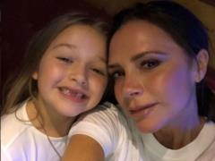 Victoria Beckham showed her hairstyle from a six-year-old daughter