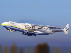 In the network posted video landing An-225  Mriya , taken from the cockpit of pilots
