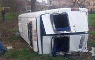 In the Odessa region in an accident with a minibus suffered 11 people