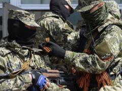 In Slavyansk law enforcement officers detained three former militants of the so-called DNR