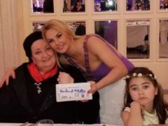 Montserrat Caballe in Kiev celebrated the 85th anniversary of Osadchy, Matviyenko and Kamaliya