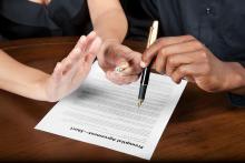 Preparation of a marriage contract