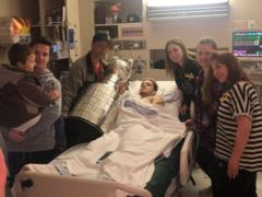 Surviving in a car crash hockey players  Broncos  in the hospital brought the Stanley Cup
