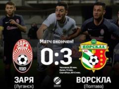 Zarya - Vorskla 0: 3 Video of goals and a review of the match