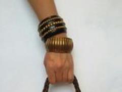 Retro accessories are back in fashion:  wicker  bags and vintage reticule