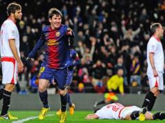 Spain Cup Final. Barcelona - Seville. The day before