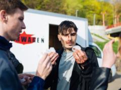 Positively seriously injured during the filming of the new clip  Time and Glass 