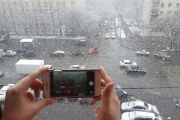 Photos of the April snowfall in Yekaterinburg increased mobile traffic of MegaFon by 1.5 times