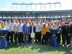 In Kharkov, presented the UEFA Champions League cups