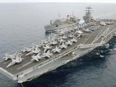 The US Navy shock group, led by the aircraft carrier Harry Truman, entered the Mediterranean Sea,