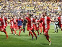 Fortune Dusseldorf went to the Bundesliga