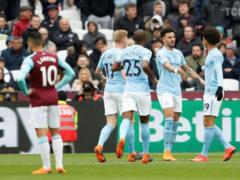  Manchester City  for the third time nailed  hammers , Zinchenko was out of the application