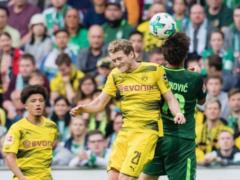  Borussia  tied with  Werder , Yarmolenko for the first time in three months appeared on the field