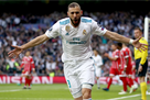 Benzema equaled Messi in the number of goals in the semi-finals of the Champions League