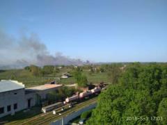 МО: Балаклею продолжают тушить