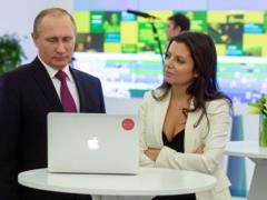 Пропагандистка Кремля зганьбилася через свого жарту з приводу інавгурації Путіна