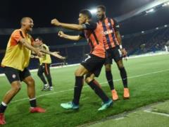  Shakhtar  showed the top 10 goals in the games against Dynamo