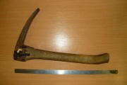 A jealous uralets received from his acquaintance a pick on the head