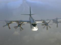 The US Air Force intercepted the Russian Tu-95