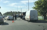 Під Києвом через ДТП утворилася пробка