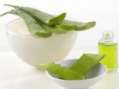 Aloe juice is an excellent natural remedy