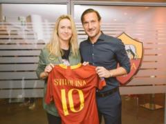 Meet Totti and win the tournament. "Roma" congratulated Svitolina with the title defense in Rome