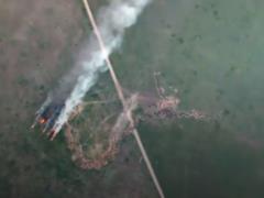 APU shot down Russian BMP