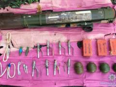 In Mariupol near the village of Yalta, a cache of ammunition