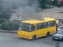 В центре Донецка взорвалась маршрутка