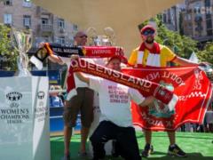 In Kiev, opened the main fan zone of the Champions League final: fans of  Liverpool  surrounded the Cup