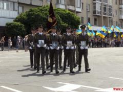 In Zhytomyr defenders of Ukraine were met