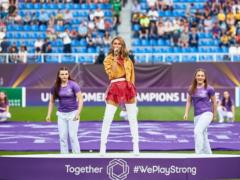 TAYANNA performed at the final of the UEFA Women s Champions League