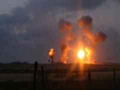 IDF air force strikes at Hamas facilities in the Gaza Strip