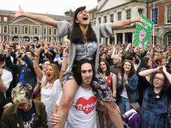 Ireland voted for the legalization of abortions
