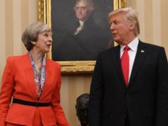 May will hold talks with Trump outside London