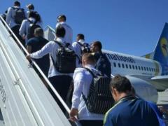 Ukrainian team went to a friendly match against Morocco
