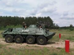 In the Slobozhansky brigade of the NSU, the best crew of the BTR